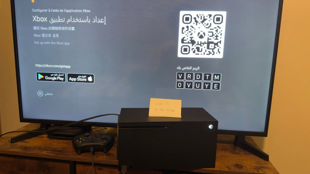 XBOX Series X 1TB (+ 2TB Seagate Card) (+2 XBOX X Controllers) + Headphones 3D99