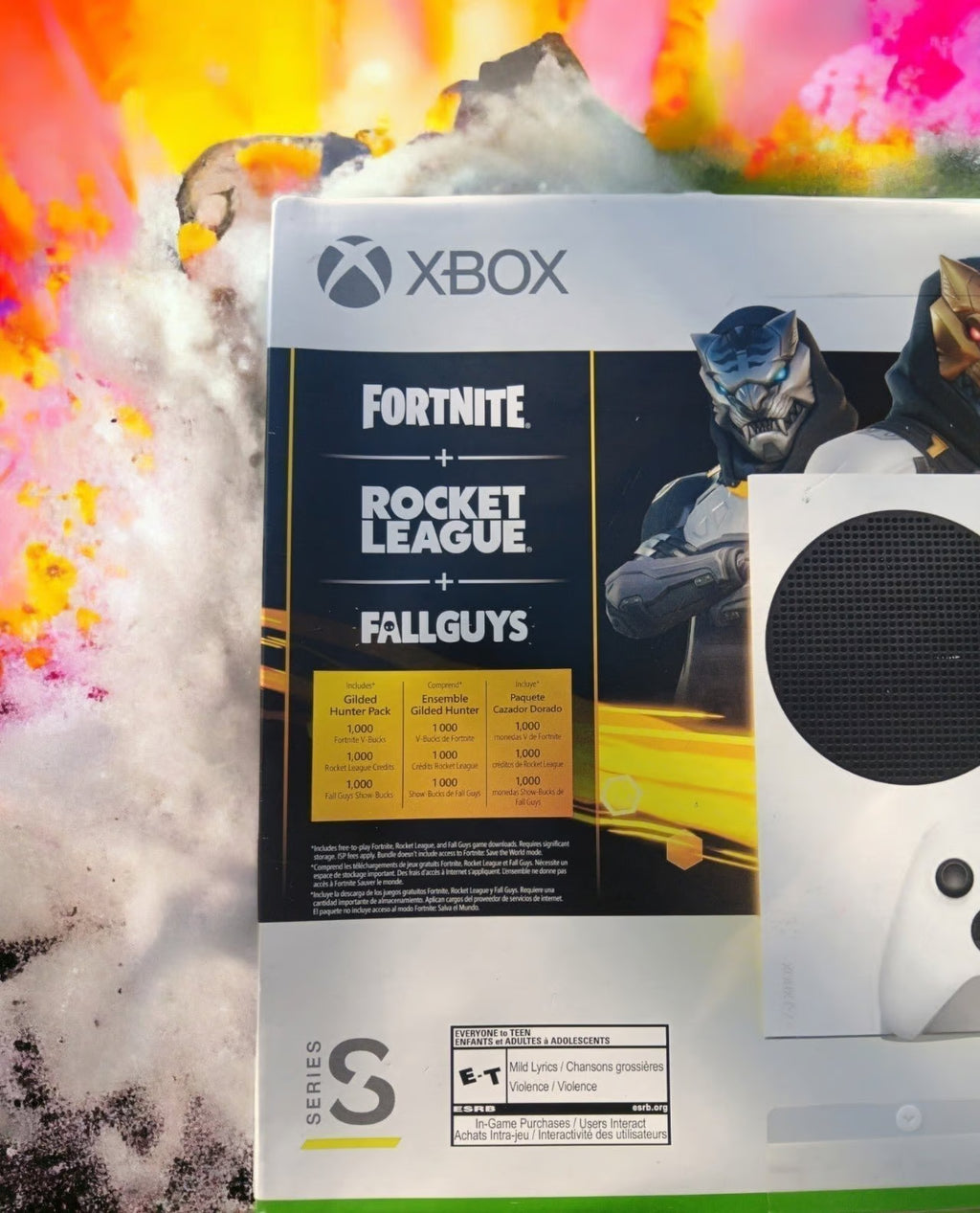 Microsoft Xbox Series S Gilded Hunter Bundle 512GB Video Game Console White Seal 9T36