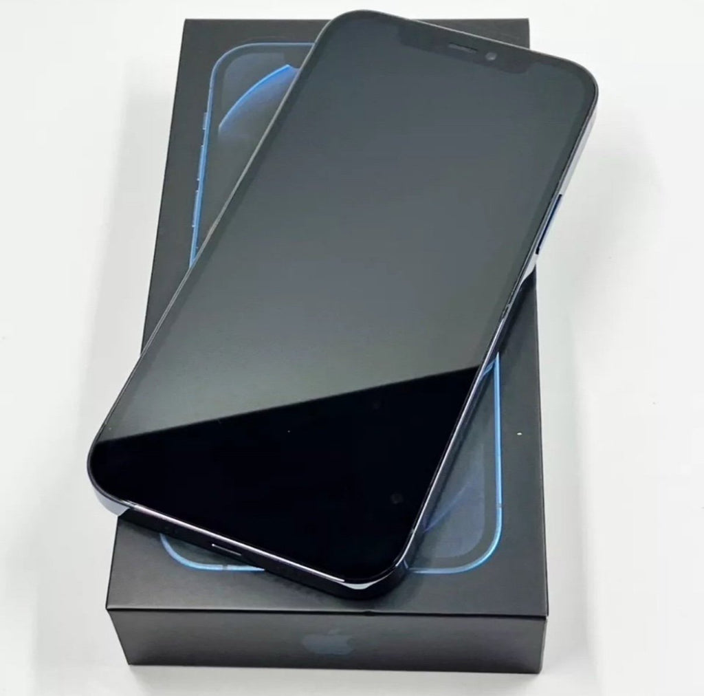 Apple iPhone 12 Pro 256GB Pacific Blue - UNLOCKED - Battery Replaced in 2023 3A79