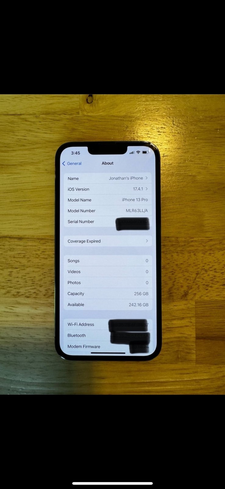 Apple iPhone 13 Pro 256GB 2W35