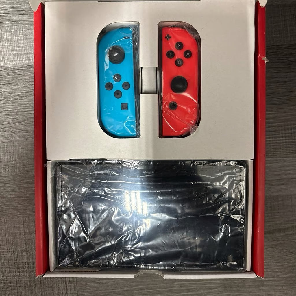 Nintendo Switch - OLED Model with Neon Red & Neon Blue Joy-Con 8Q93