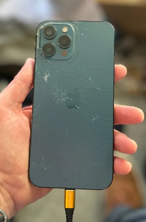 Apple iPhone 12 Pro Max - 128 GB - Pacific Blue (T-Mobile Unlocked) Single SIM) 8M88