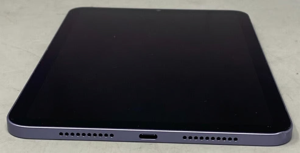 Apple iPad Mini 6th Gen 8.3"" A2567 64B Wi-Fi Only Purple iOS- B-/Screen Burns/S2 2R91