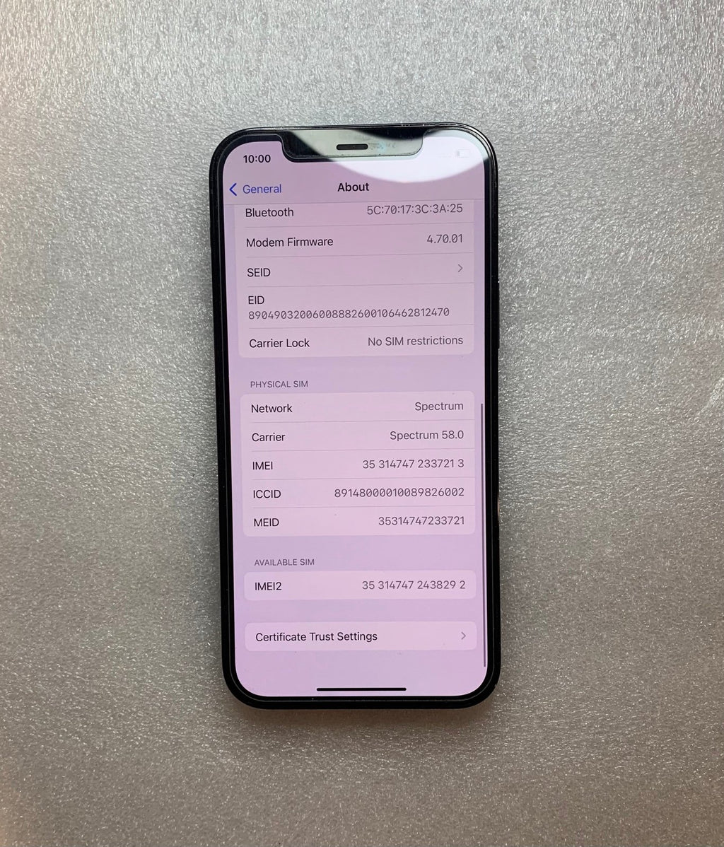 Apple iPhone 12 Pro 256GB Unlocked Pacific Blue 2S68