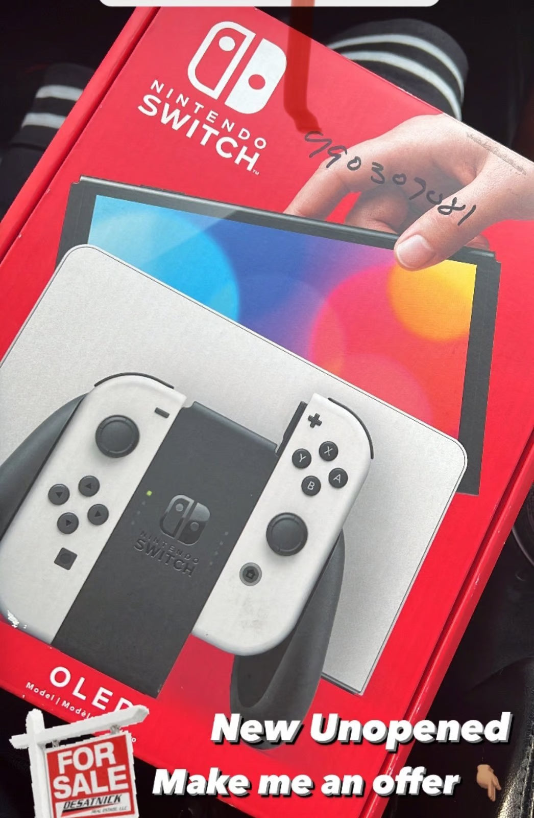 Nintendo switch oled console 5V12