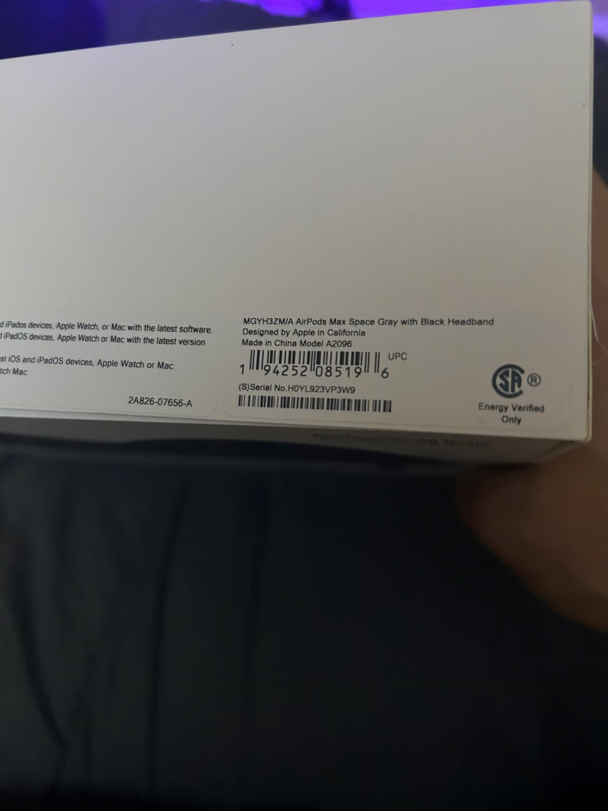 Apple AirPods Max with Smart Case in Space Gray 9H38