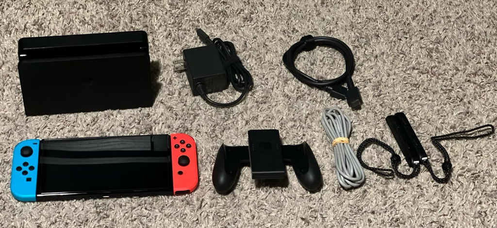Nintendo Switch OLED Bundle - Gently Used + Accessories 1W76
