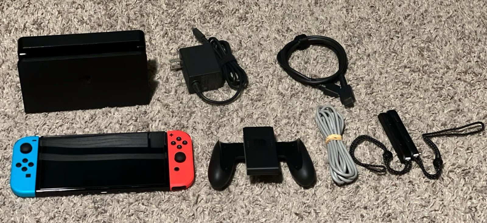 Nintendo Switch OLED Bundle - Gently Used + Accessories 1W76