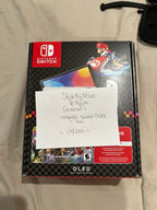 Nintendo Switch OLED White w/ Box 64gb READ! 7Z13