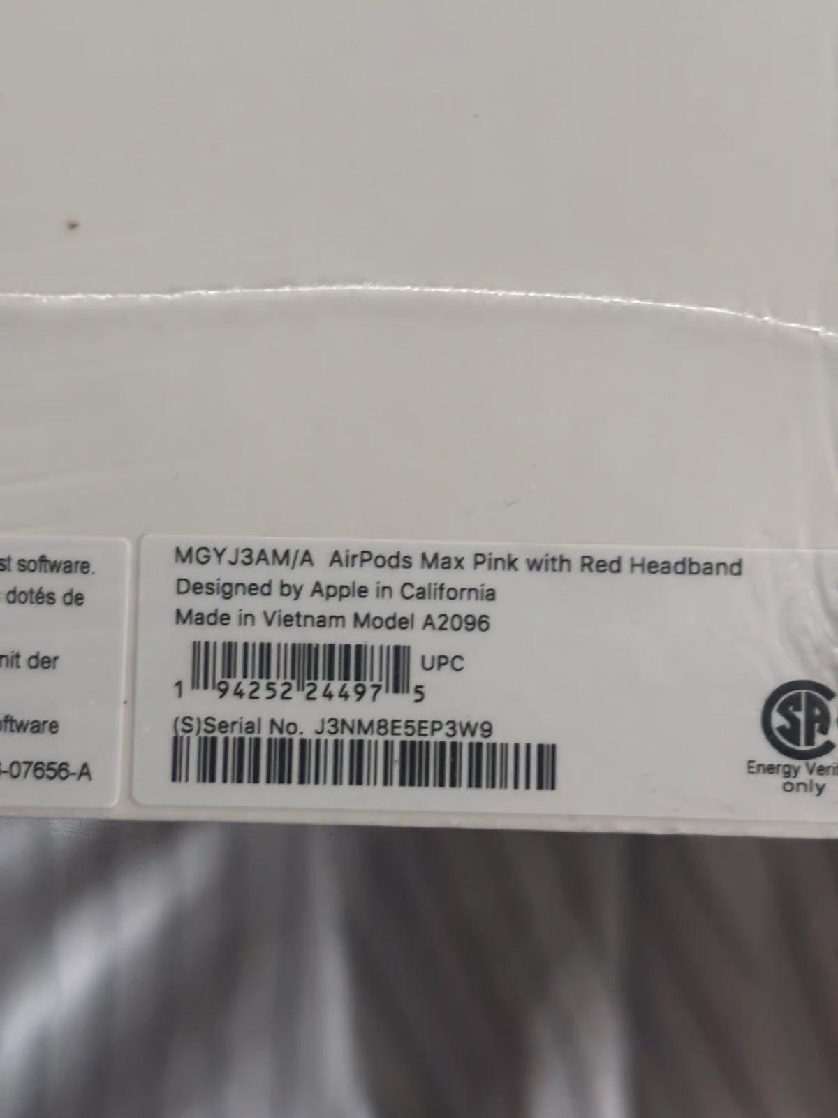 Apple Airpod Max Pink 8W69