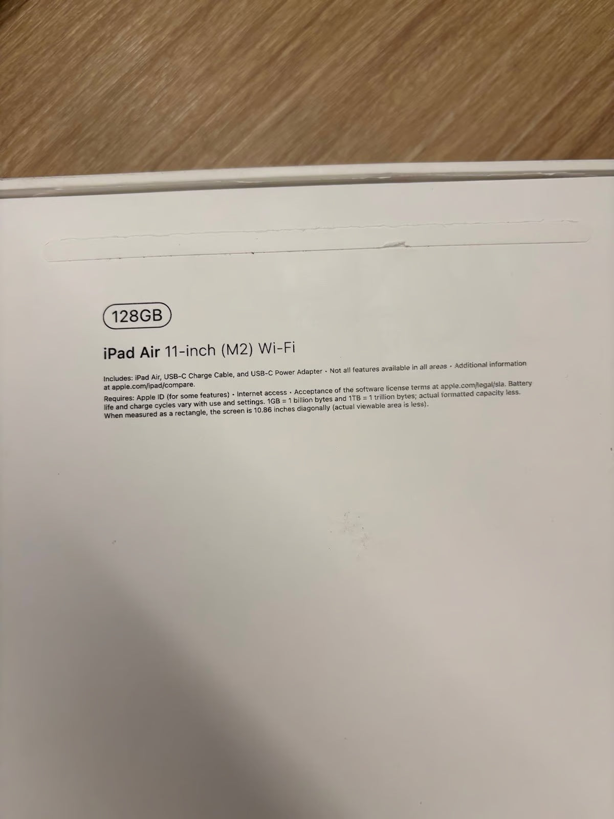 Ipad Air 11inch M2  Blue 128gb 8K35