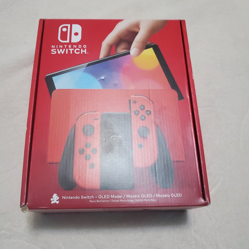 Nintendo switch oled mario with hekate rp-2040 128gb memory and all games free 1B21