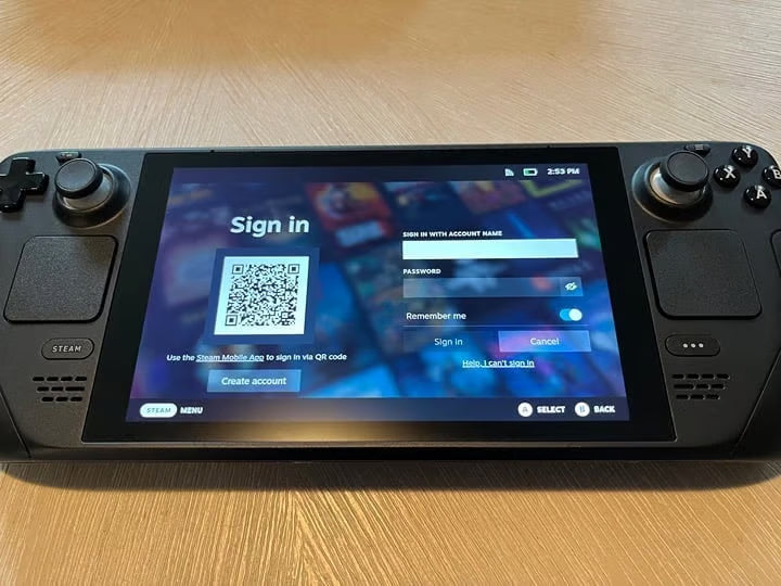 Valve Steam Deck 512GB Handheld Console With 512GB Samsung Pro MicroSD Included 9K96