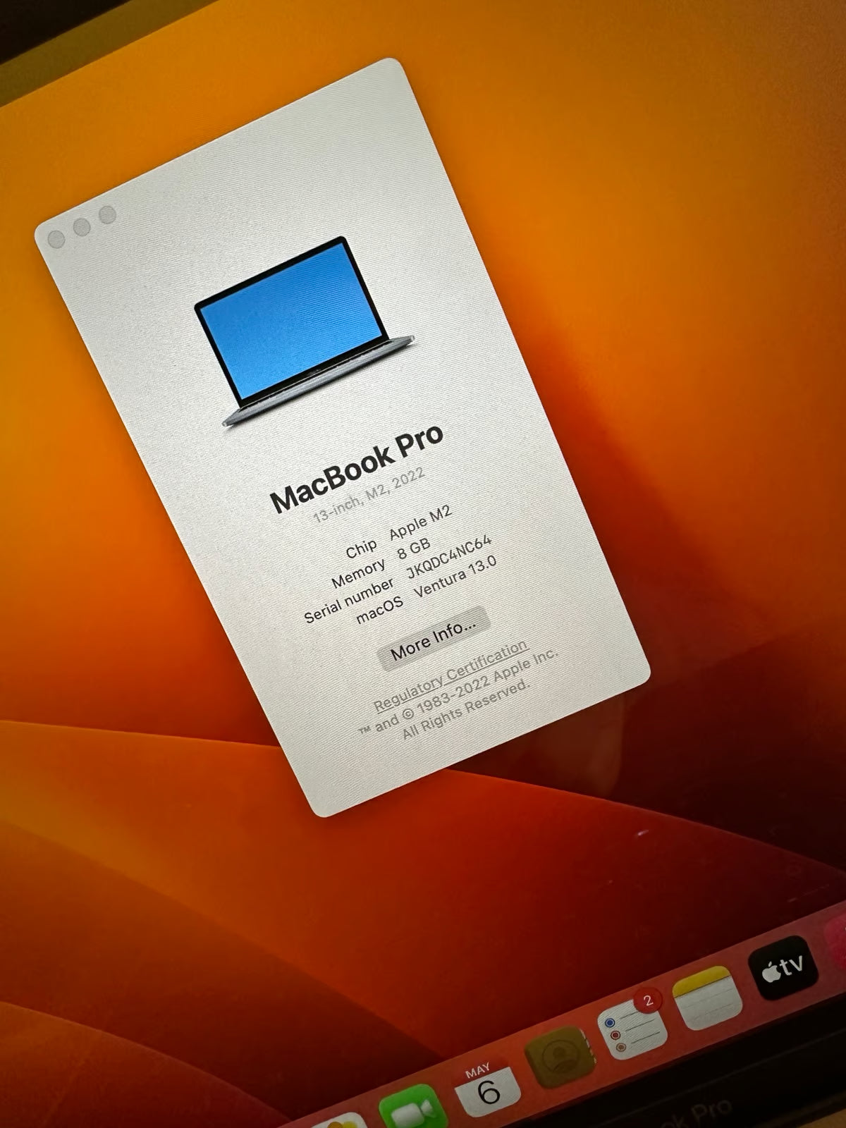 macbook pro m2 2022 9K52