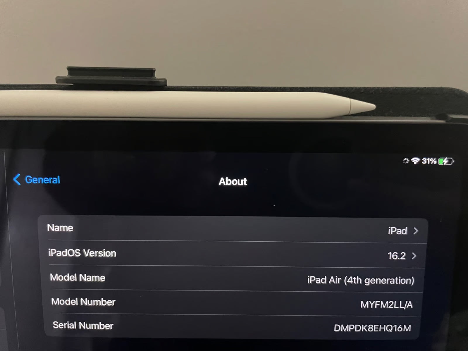 iPad air 4th generation with Apple Pencil 1N15