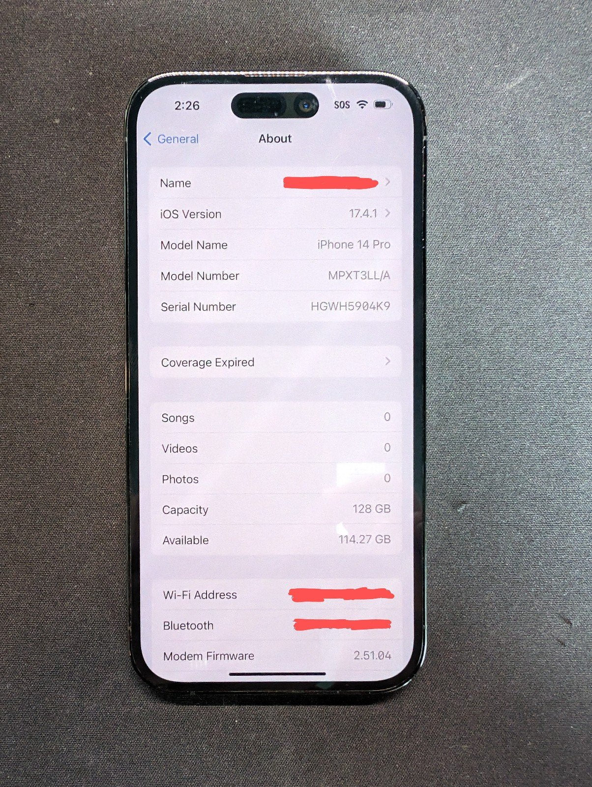 Apple iPhone 14 Pro 9T95