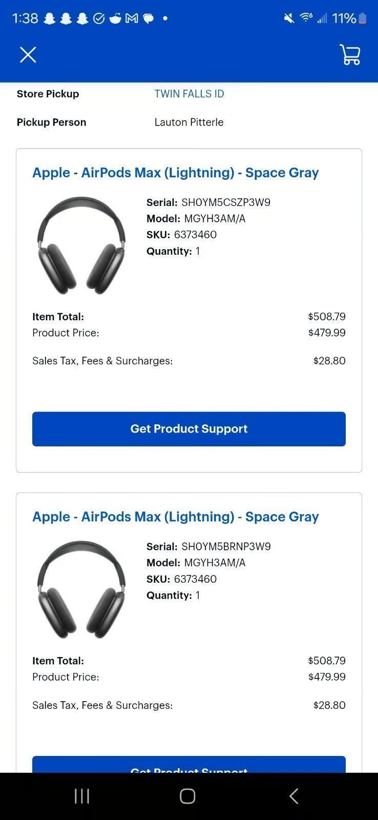 Apple AirPods Max 3M25