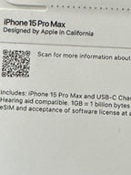 APPLE IPHONE 15 PRO MAX ****( 1 TB ) ***** BLUE TITANIUM ATT NEW SEALED 3J97