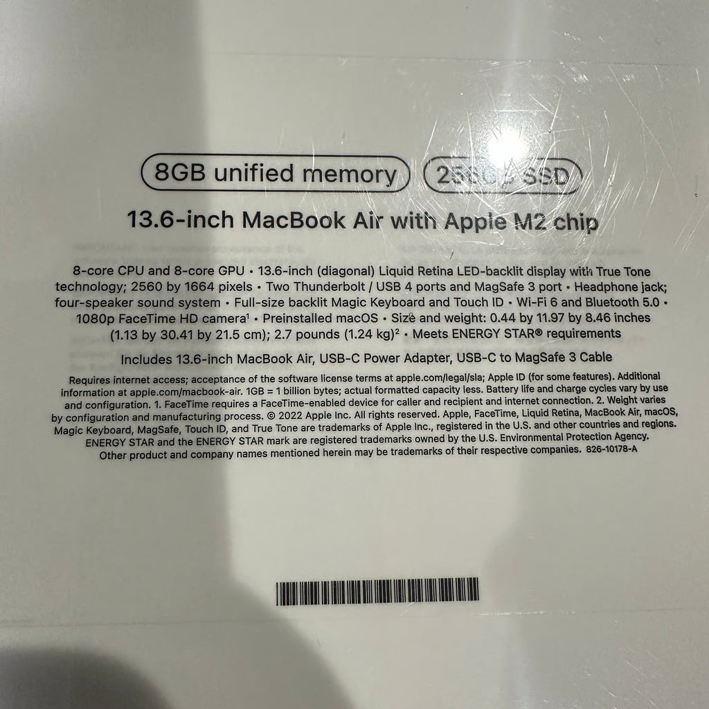 Apple Macbook Air A2681 2Y12