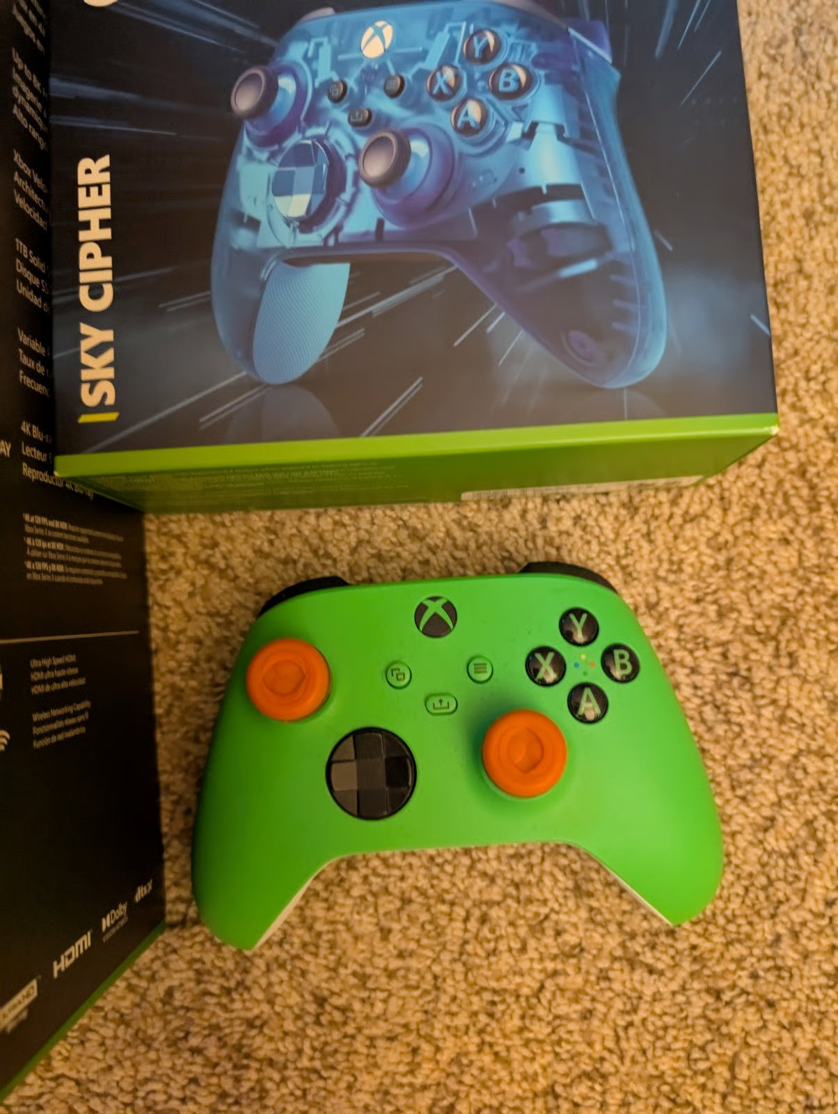 Xbox Series X with 2 extra controllers mint in box like new 3Z75