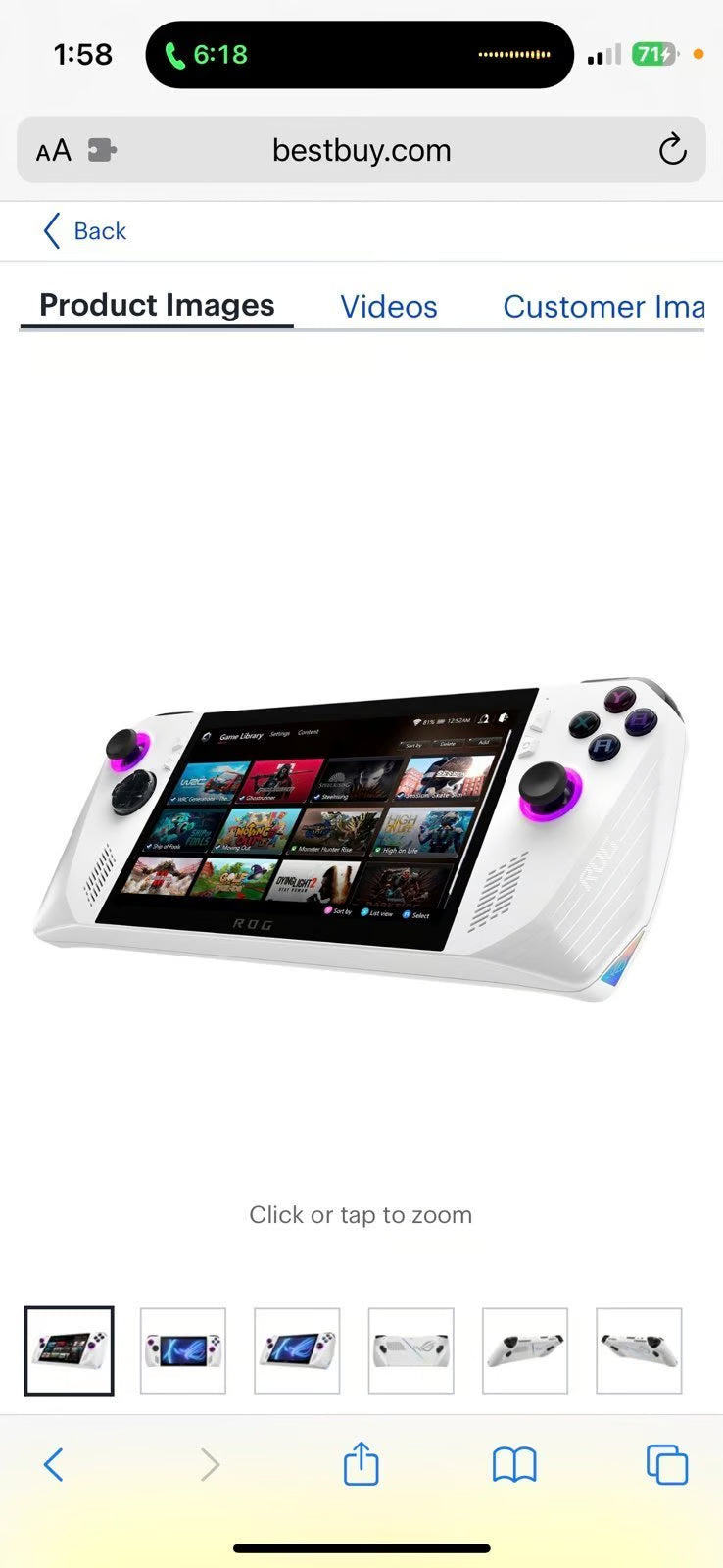 ASUS rog ally z1 extreme 1J23