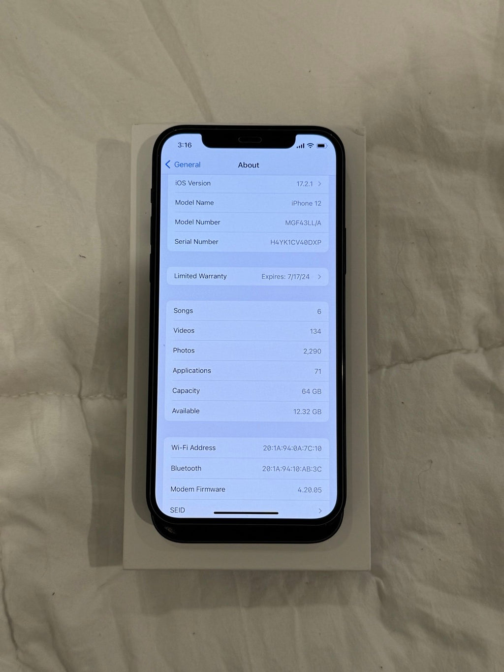 Apple iPhone 12 8O35