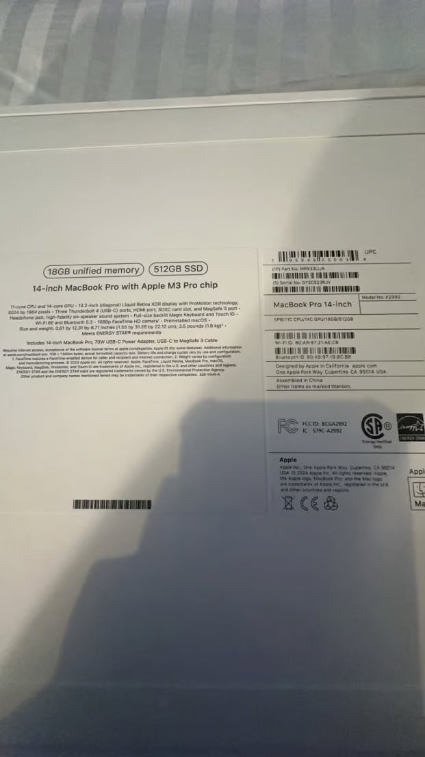 14in Macbook Pro 5J52