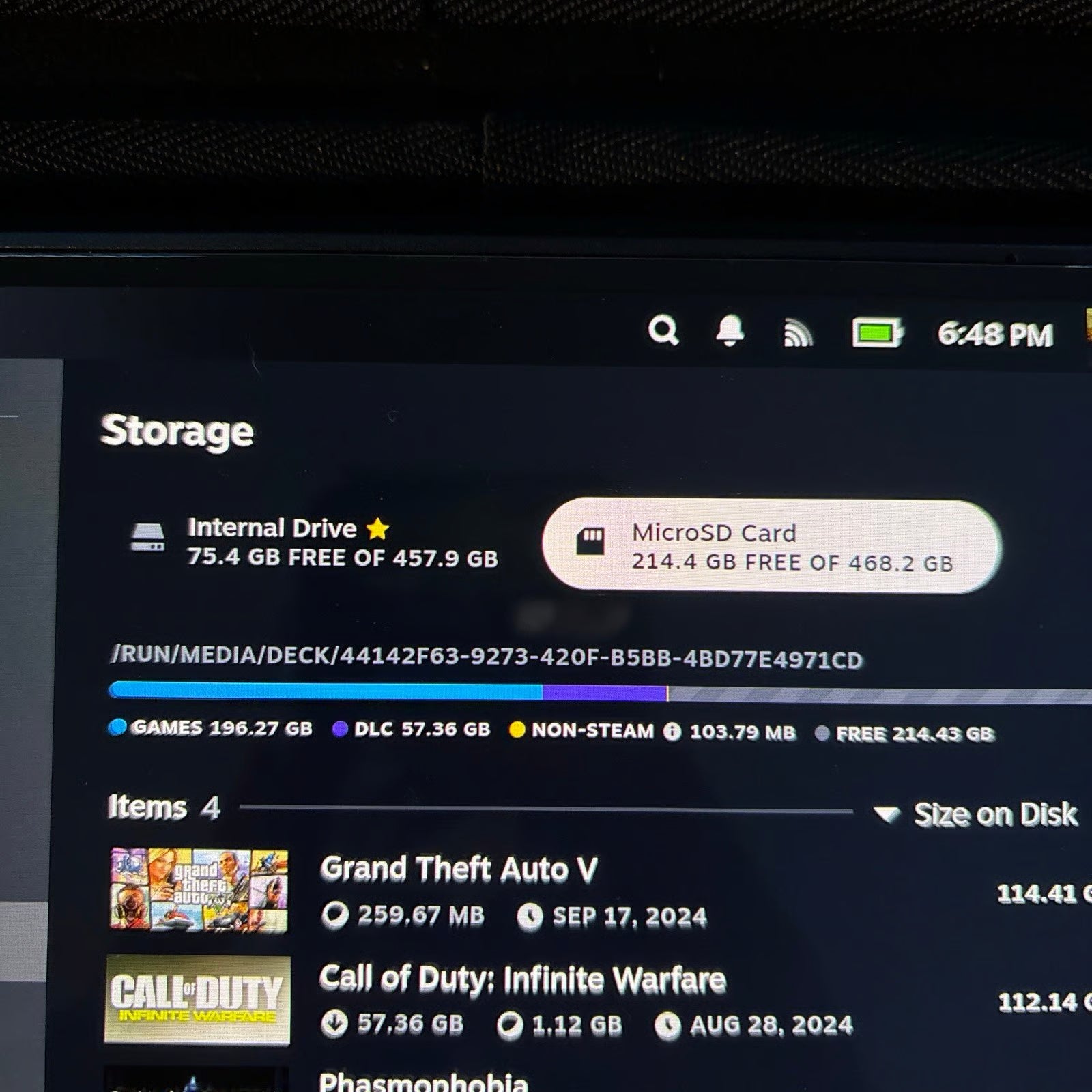 Steam Deck 512 GB OLED 9M75