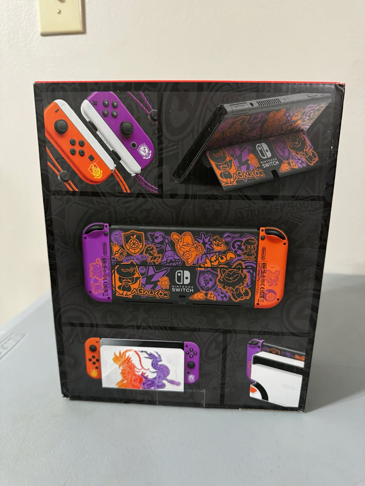 LIKE NEW Nintendo Switch OLED Pokemon Scarlet & Violet - Limited Edition 2W18