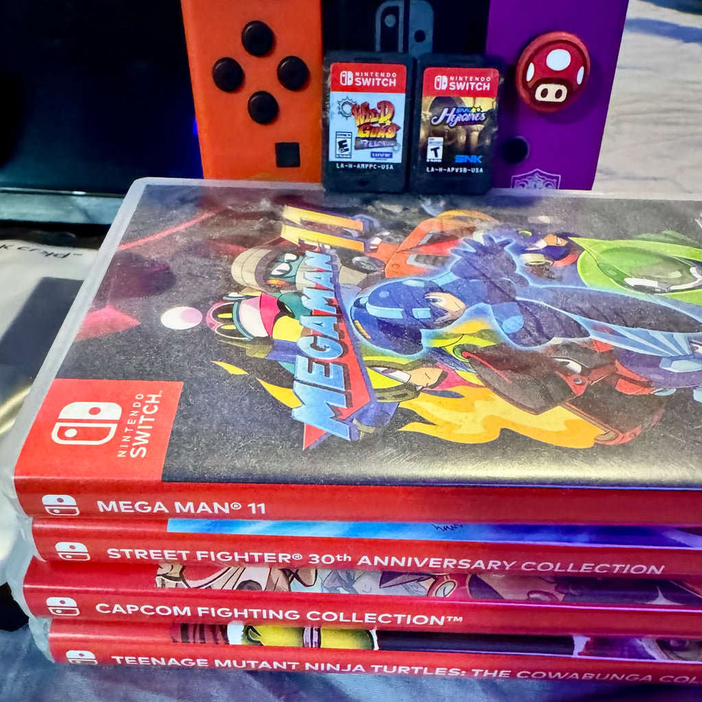 Nintendo Switch OLED Pokemon Scarlet and Violet Edition with many accessor ObO 3W96