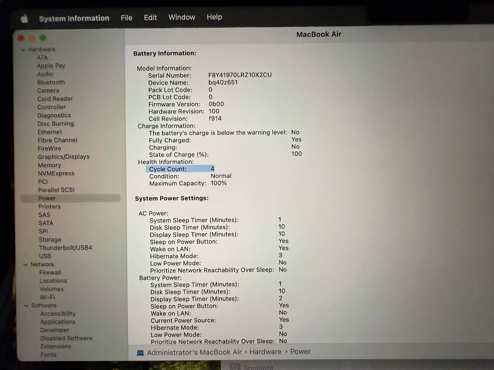 13鈥?Apple MacBook Air M3 Laptop (Midnight) + Warranty 3F56