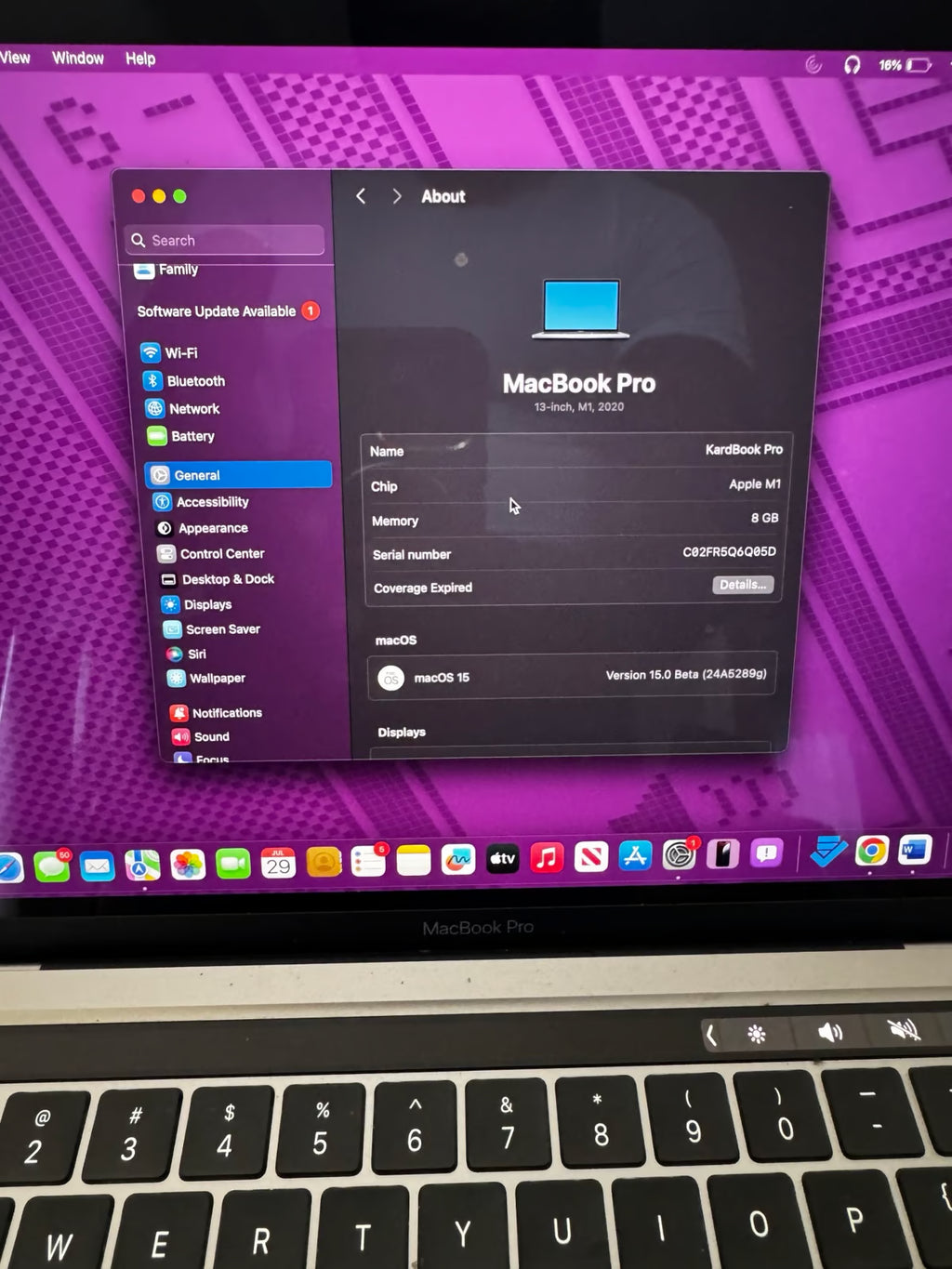 M1 MacBook Pro and 2nd Gen IPad Pro with Apple Folio keyboard & Apple Pencil 2 5D62