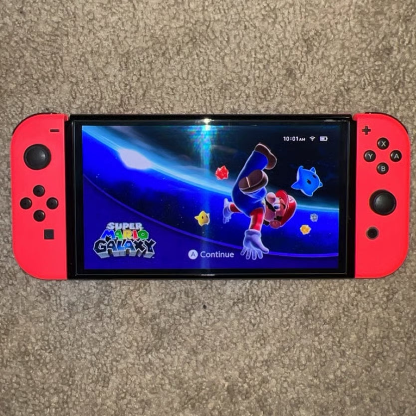 Nintendo Switch OLED Mario Edition + Games *NEXT DAY SHIP* 9W25