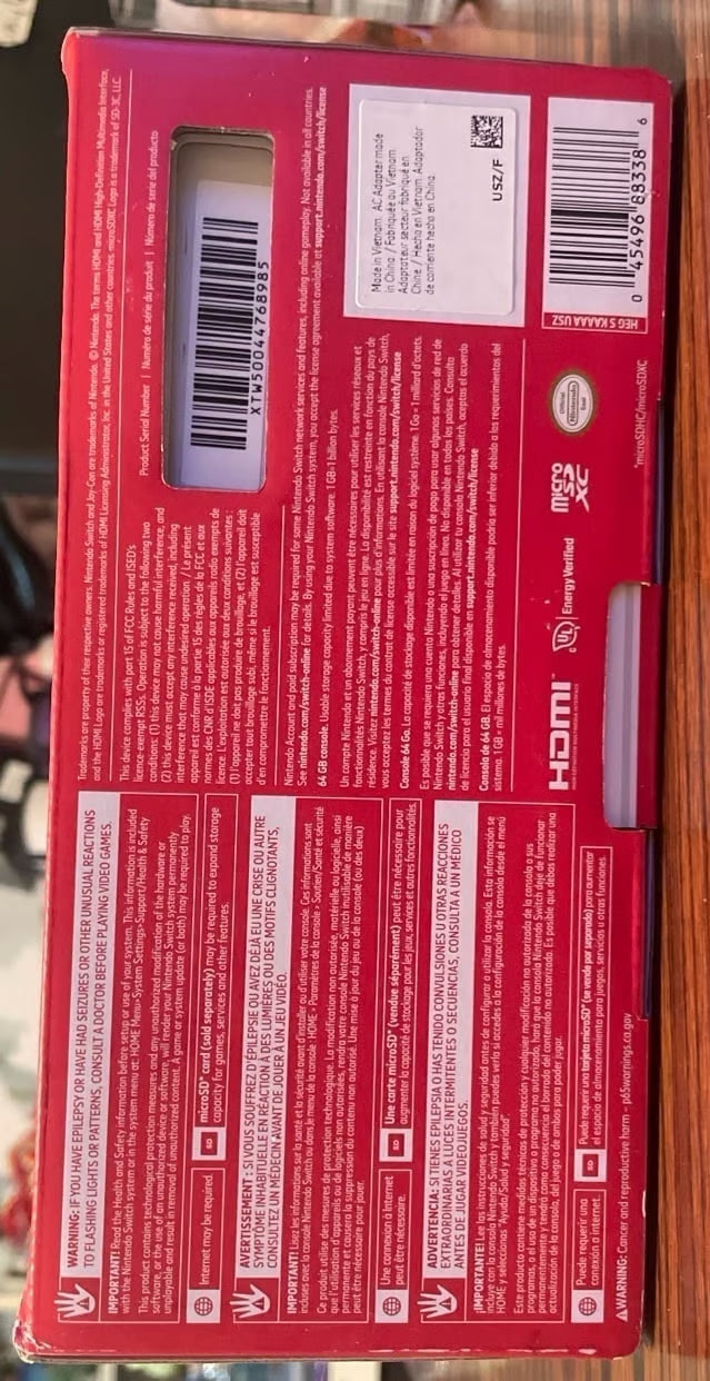 Nintendo switch console oled 9K39