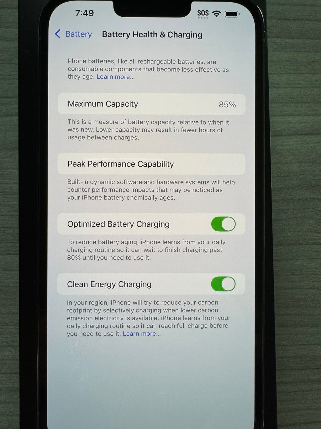 iPhone 13 Pro Max Unlocked 256gb 1R15