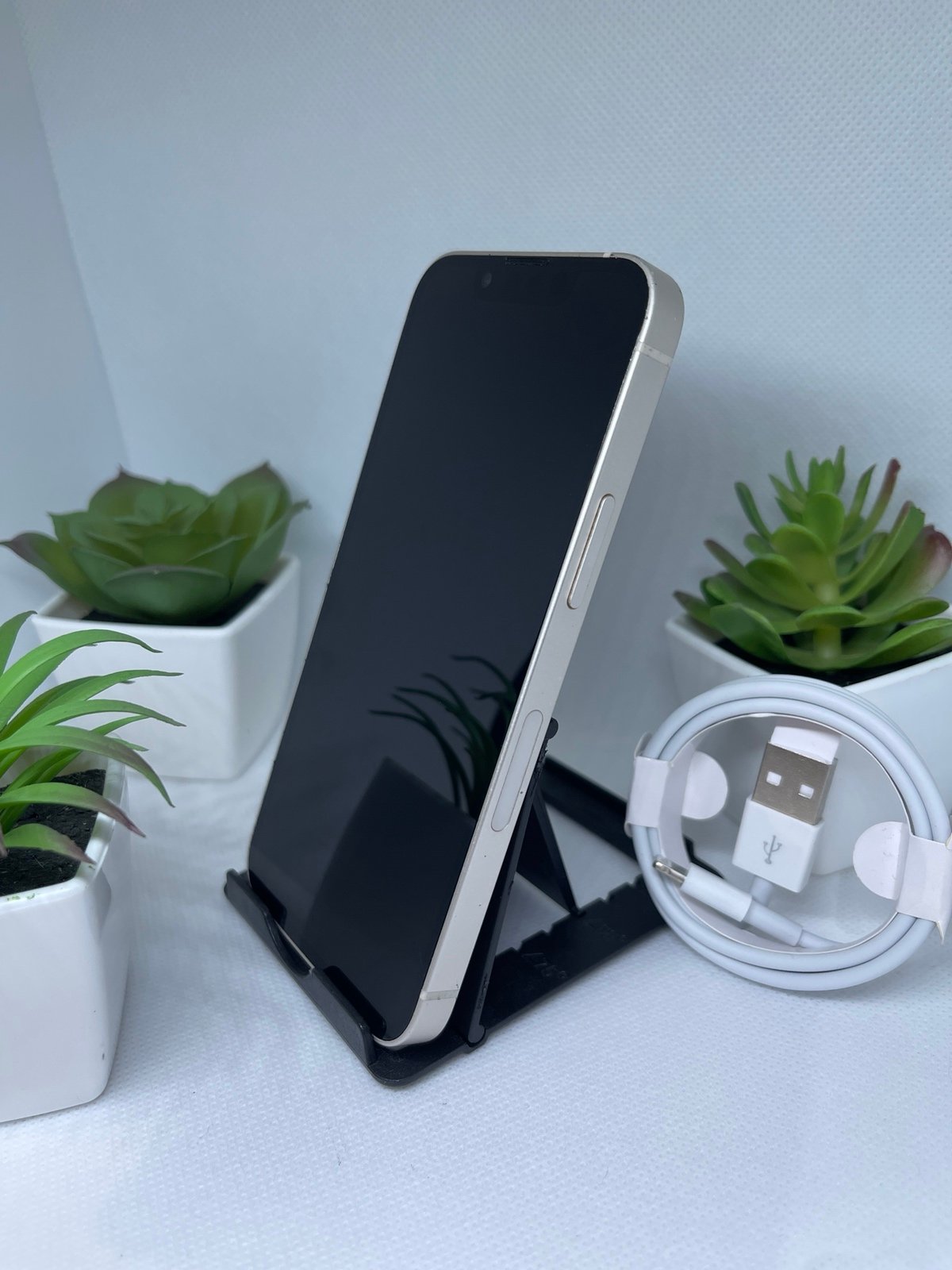 Apple iPhone 13 Mini 128GB Unlocked in White - Any Carrier Flawless 100% Battery 6L36