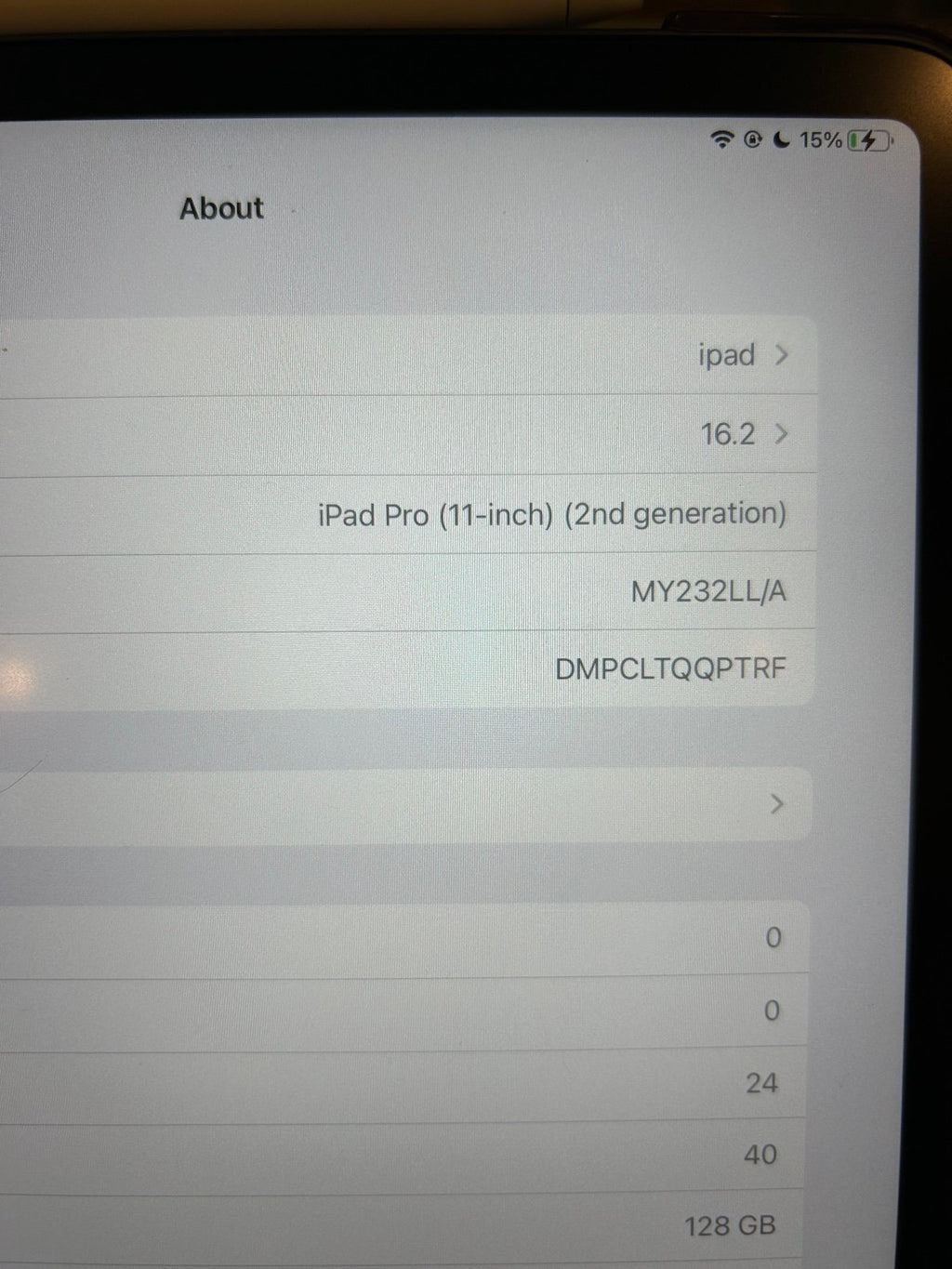 iPad Pro 11 inch 2nd generation 9S66