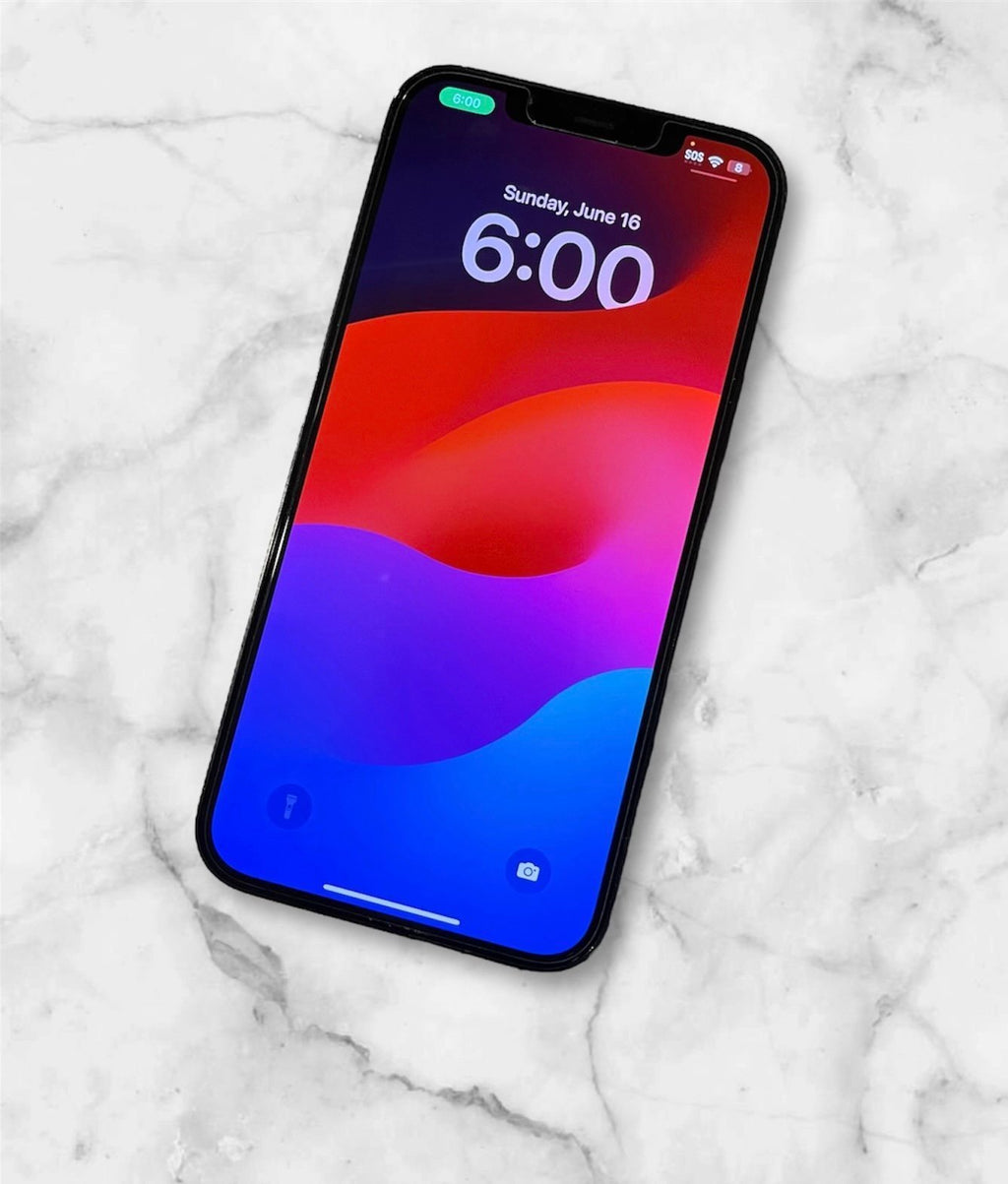 铮?iPhone 12 Pro Max 256GB Blue Unlocked Very Good Condition! Never Serviced 72% 3H61