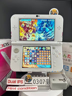 Dual IPS/ New 3DS XL Pink w 128GB SD Card/Near Mint/ 7344/ US Seller