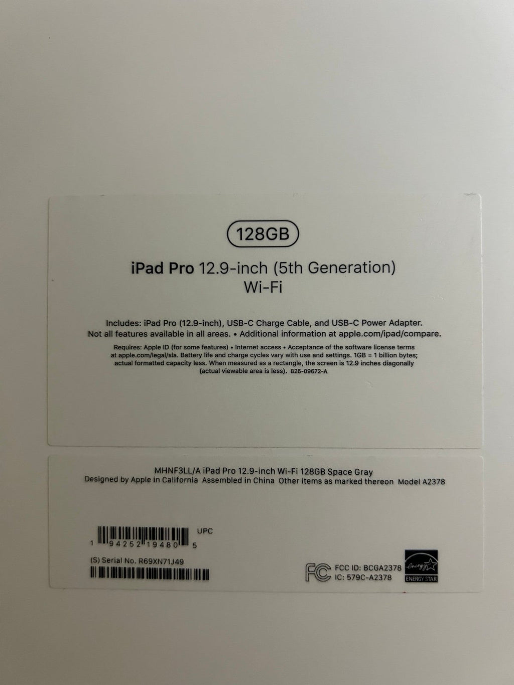 ipad pro 5th generation 9J63