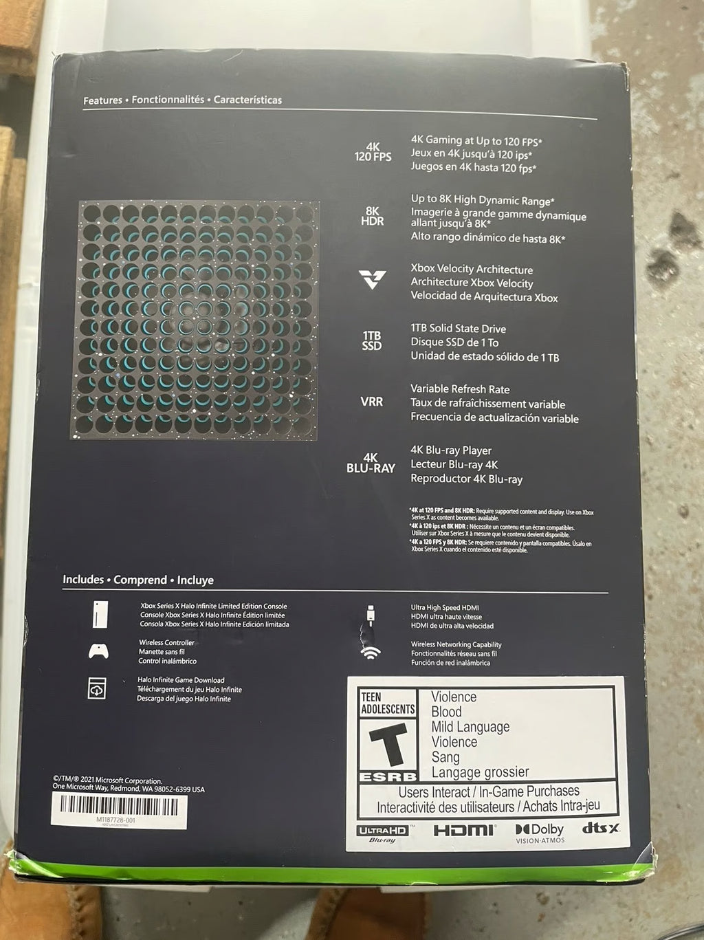 Halo infinite Limited Edition Xbox series x console 1TB 2U32