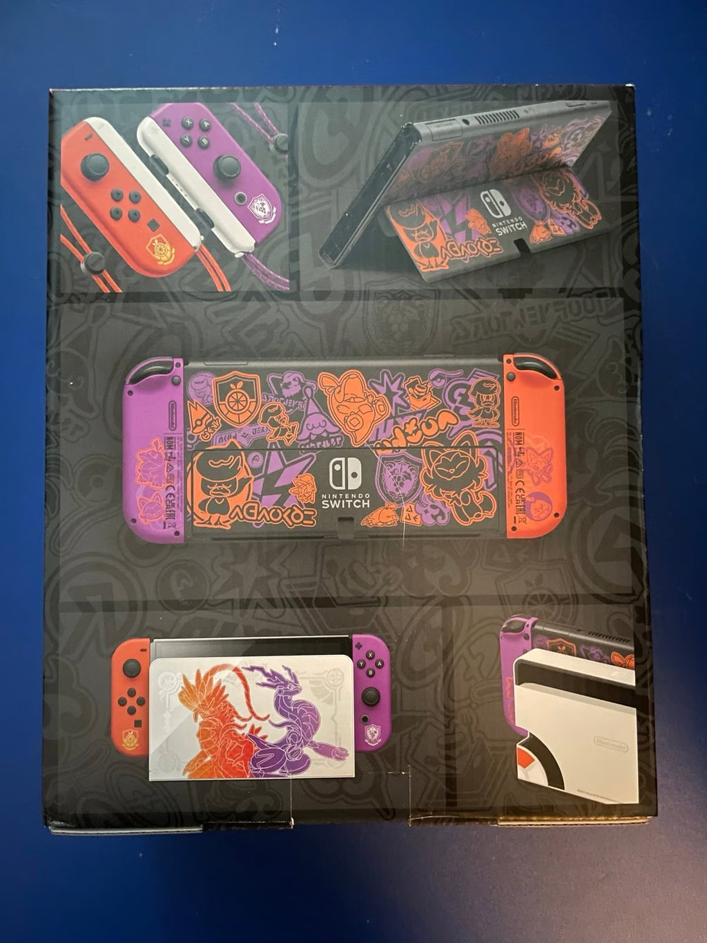 New Nintendo Switch OLED Pokemon Scarlet & Violet Special Edition US version NIB 8K57