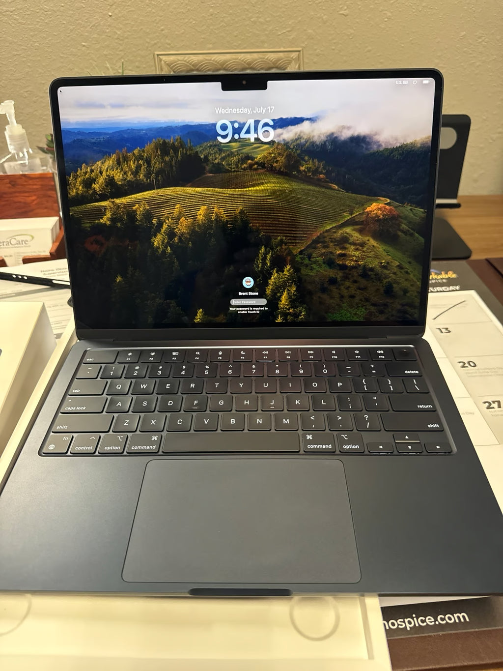 Apple - MacBook Air 13.6"" Laptop - M2 chip - 8GB Memory - 256GB SSD - Midnight 8Q23