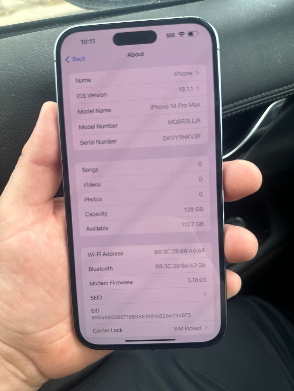 iPhone 14 Pro Max 128GB PURPLE 6U15