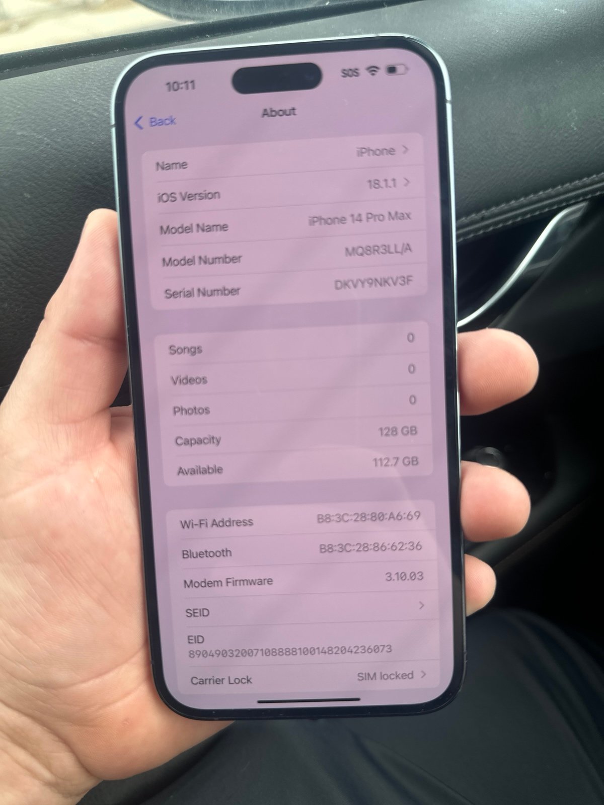 iPhone 14 Pro Max 128GB PURPLE 6U15