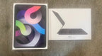 Apple iPad Air 4th Generation 64 GB in Space Gray with keyboard 5E96