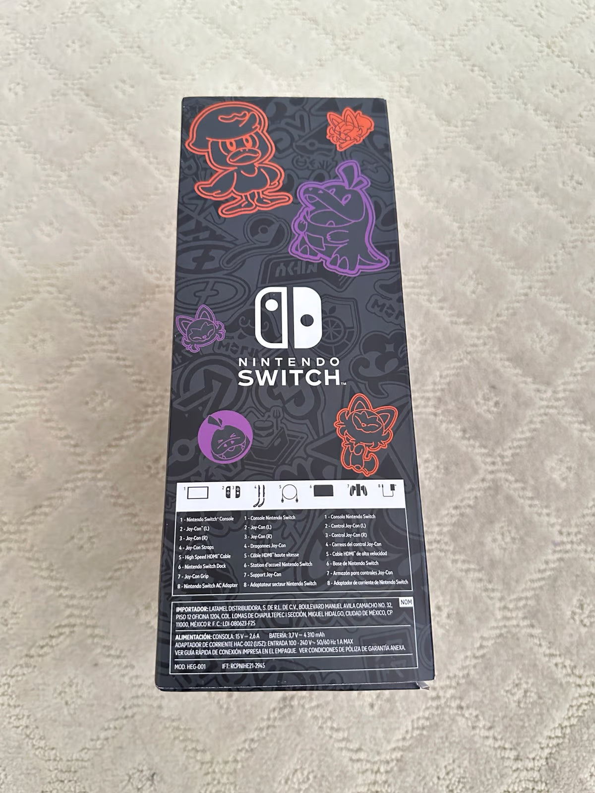 Nintendo Switch OLED Pok茅mon Scarlet & Violet 1J17
