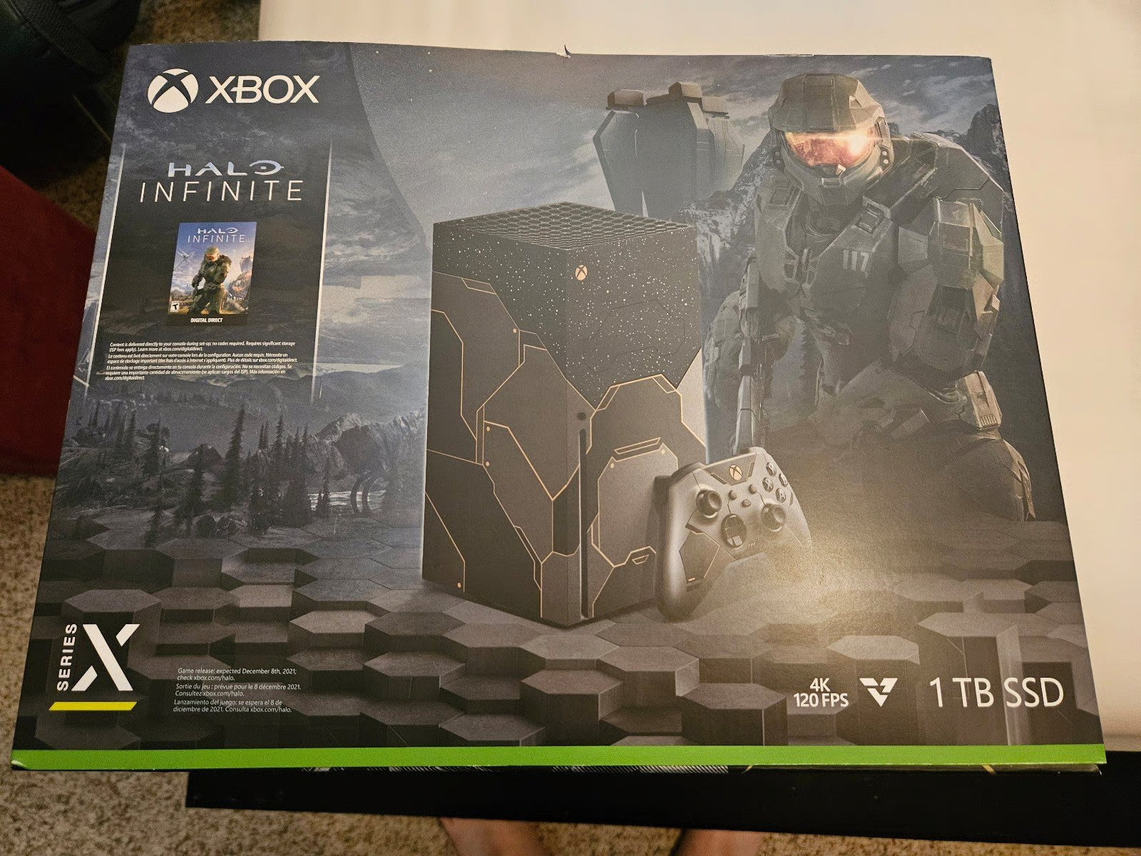 Xbox Series X Halo Infinite Edition Console Rare 8Y22