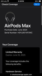 Apple AirPods Max with Smart Case in Silver 5X37