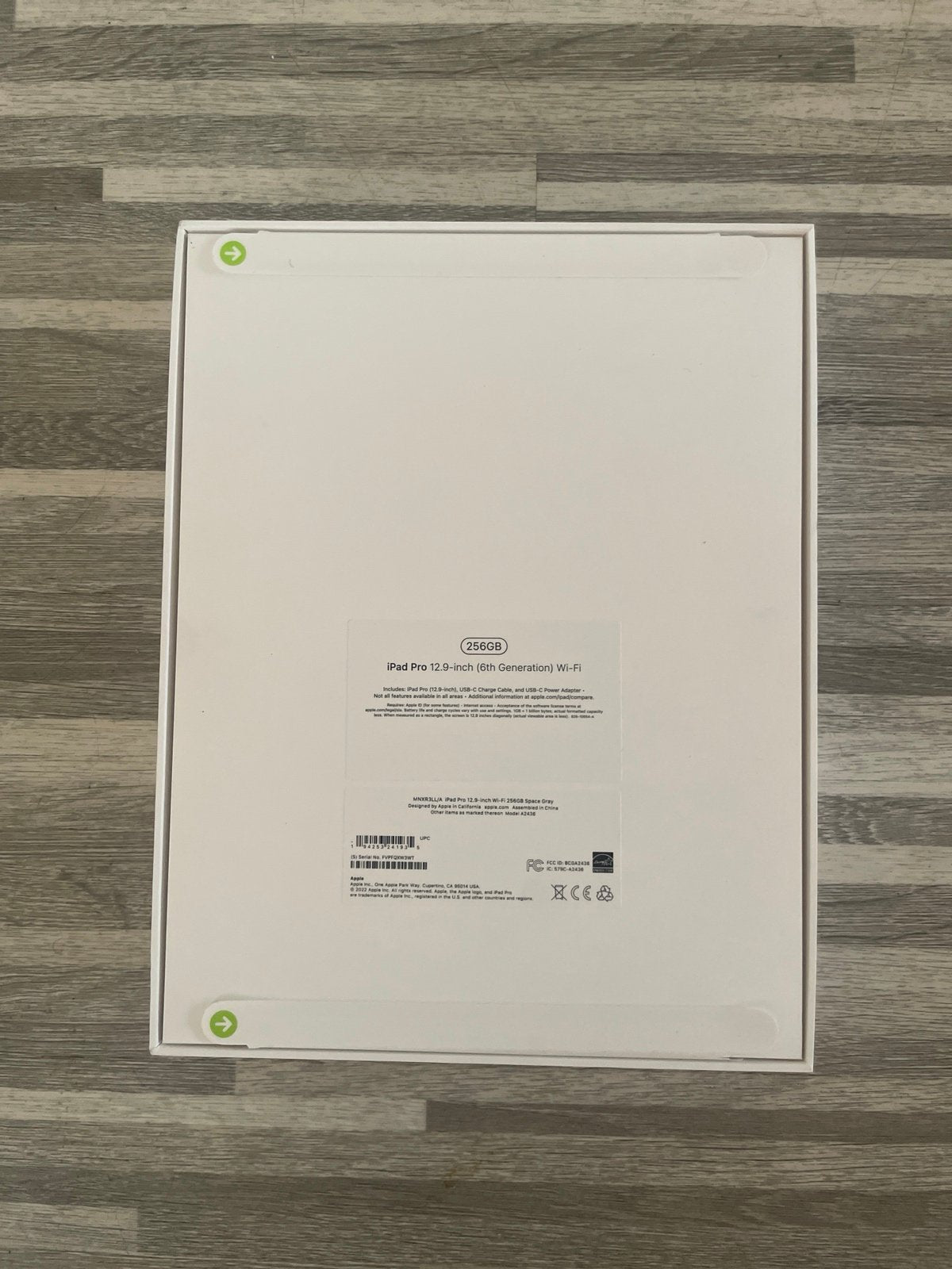 iPad Pro 12.9-inch (6th Generation) Wi-Fi 256GB *BRAND NEW SEALED* 8A17